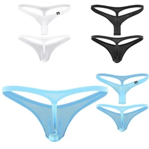 Hombres Sexy Funda Abierta Tanga Ropa Interior Jockstrap Abierto Butt Tangas Calzoncillos - Imagen 1 de 47