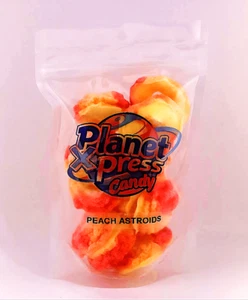 Planet Xpress Freeze Dried Candy - Peach Asteroids - Picture 1 of 4