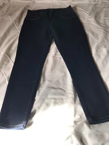 D. Jeans Sz 8 Petite Dark Blue Stretch Pants For Curvy Figure - Picture 1 of 9