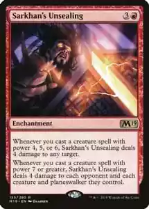 SARKHAN'S UNSEALING 155 M19 Core Set 2019 MTG Magic the Gathering - Picture 1 of 1