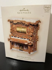Hallmark Keepsake Merry Music for Santa Light Sound Motion Magic Ornament 2007 - Picture 1 of 2