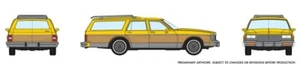 Rapido 800004 HO Chevrolet Caprice Wagon: Yellow Woodie - Foto 1 di 1