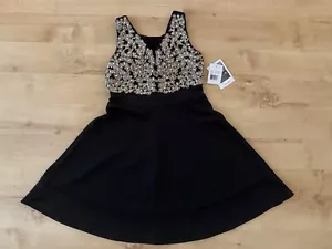 NWT Girls Love Nickie Lew Formal Beautiful Dress Black Size 8 - Picture 1 of 11