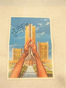 Vintage Sample "The City of Faith" Poster! - Picture 1 of 3