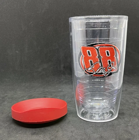 Dale Earnhardt Jr., "TERVIS" (16oz)  (Hot / Cold) Tumbler w/ Lid Cover