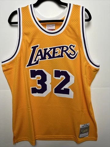 Los Angeles Lakers Mitchell And Ness Magic Johnson Jersey 2XL Mens Brand New 🏀 Cover