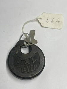 Vintage Antique IXL 6 Lever Lock with Working Key - Picture 1 of 4