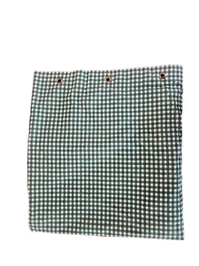 RALPH LAUREN Polo Green Gingham Check Shower Curtain Bath Bathroom HARD TO FIND - Picture 1 of 3