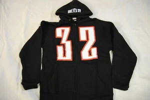 WRETCH 32 32 LOGO HOODIE HOODED SWEATSHIRT NEW OFFICIAL BLACK & WHITE DON'T GO  - Picture 1 of 3