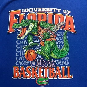 Camicia Vintage University of Florida Gators Grande Chomp UF NCAA Basketball - Foto 1 di 6