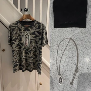 AllSaints Fuerto Kahuna SS Crew. Cotton 2XL T & 925 Jewellery Accessories - Picture 1 of 20
