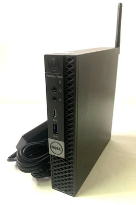 Dell Optiplex 7050 Micro PC i5-7500T 8GB 128GB SSD Windows 11 Pro Desktop - Image 1 of 4