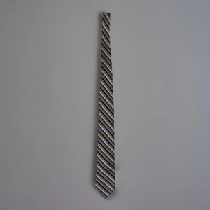 Nautica Men's 100% Silk Multicolored Gold/Tan/Blue Tie - Picture 1 of 4