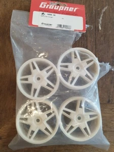 Graupner No 4858.38 RC Speichen Felgen Robbe Death Adder Buggy 1:8 Vintage NOS - Bild 1 von 4