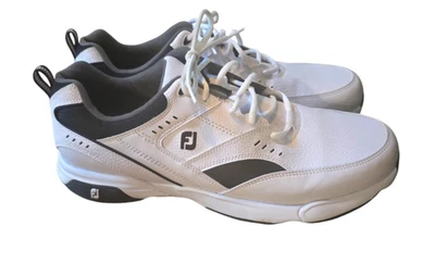 FootJoy Men's Specialty Golf Shoes White/Black Size 14M 56722 EUC - Image 1 of 4