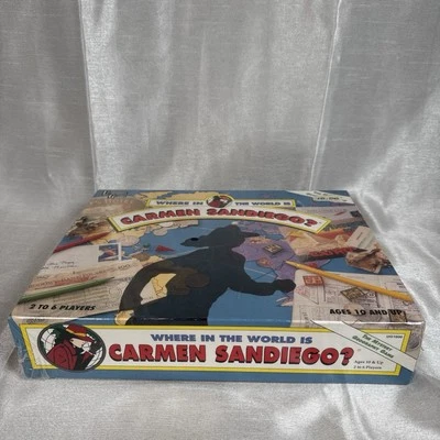 Juego de mesa completo Where In The World Is Carmen Sandiego 1992 de colección Foto 1 de 4
