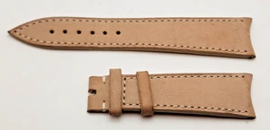 Authentic A Collected Man Beige Suede Watch Strap 21/16mm, 73+113mm - Picture 1 of 2