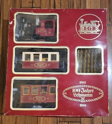 LGB 100 Year Anniversary Red Starter Set G Scale Train Set With Track READ - Image 1 of 4