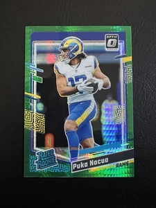 2023 Panini Donruss Optic Rated Rookie Green Hyper Puka Nacua - Picture 1 of 2
