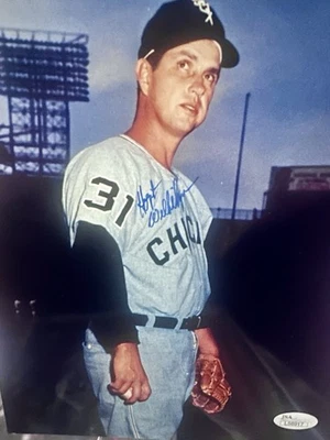 Hoyt Wilhelm JSA Certified autographed 8x10 photo MLB Chicago White Sox - Image 1 of 4