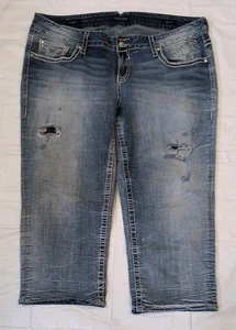 Vigoss The Chelsea Caprihose Damen Größe 22 Länge 21 Used-Look - Bild 1 von 19