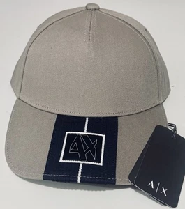 Nuevo Armani Exchange AX Hombres Ala Logo Snapback Sombrero - Imagen 1 de 5