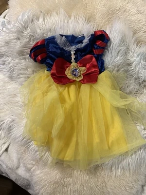 Disney Bebé Niñas Deluxe Princesa Blancanieves Vestido Disfraz Halloween Foto 1 de 4