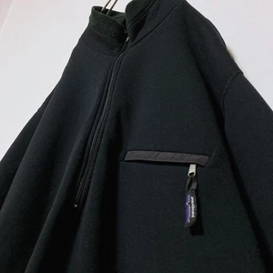 Patagonia 1995 Activist Fleece Jacket Black Purple Used Stylish Warm - Picture 1 of 14