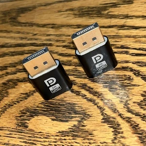 DP Virtual Display Adapter Displayport Dummy Plug Headless Emulator P0F0 - Bild 1 von 4