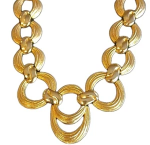 Collar Renacimiento Georgiano Victoriano Swag Drape 17.5" Tono Dorado Usado  - Imagen 1 de 6