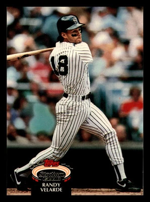 Randy Velarde 1992 Stadium Club #237a New York Yankees Mint - Image 1 of 2