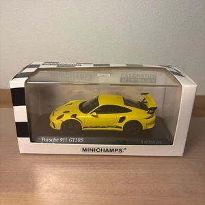 Minichamps Porsche 911 GT3 RS Yellow 1/43  178377 - Picture 1 of 10