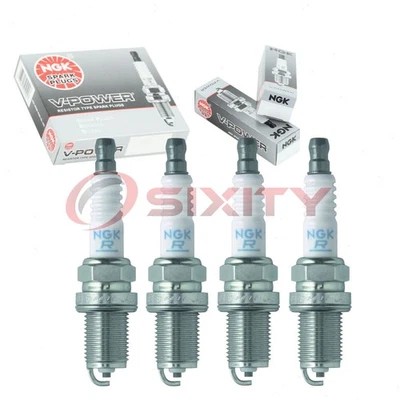 4 bujías NGK V-Power para Dodge Stratus 1995-2000 2,4 L L4 - motor ce Foto 1 de 4
