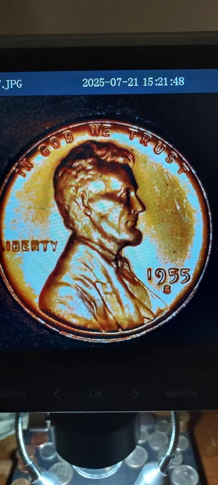 ¡Centavo de trigo Lincoln S 1955 doble matriz anverso!!muy limpio"DDO-001 DD001 BU L5 Foto 1 de 4