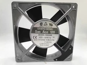 NEW Sanyo 109S088 200V 13.5/12W 12CM12025 Cooling Fan - Picture 1 of 3