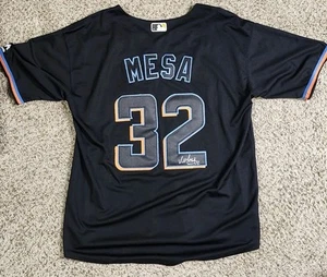 Victor Victor Mesa Signed Autographed Majestic Miami Marlins Jersey - Picture 1 of 5