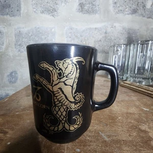 Vintage Anchor Hocking/Feuerkönig Kaffee Tee Becher Sternzeichen Steinbock Seeziege - Bild 1 von 5