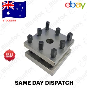 Heavy Duty 4-Way Lathe Tool Post (75×75×45mm) – Fits Boxford, Southbend - Imagen 1 de 2
