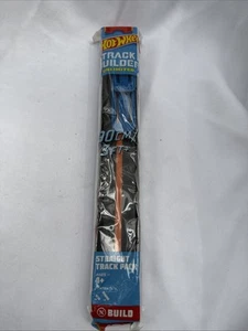 Hot Wheels TRACK BUILDER UNLIMITED STRAIGHT TRACK 90CM/3FT+ BLACK NEW - Picture 1 of 2