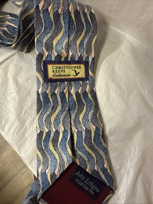 Corbata Stonehenge Christopher Reeve John Lithgow Colección Dos Seda EE. UU. Foto 1 de 4