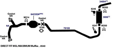 Junta de brida de tubo de escape para Saab 900 S 1986-1989 Foto 1 de 4