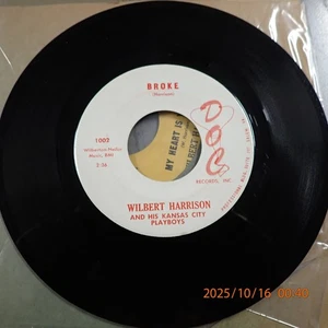 EX/NM WILBERT HARRISON BROKE/OFF TO SCHOOL AGAIN DOC records 45 1002 - Picture 1 of 2