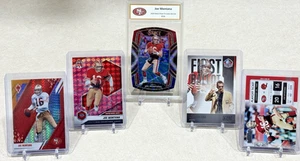 2020 Joe Montana 49ers Encased Prizm Tri Color Die Cut + 4x Inserts Parallel Lot - Bild 1 von 3