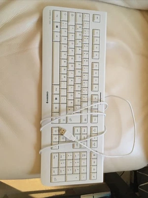 Cherry KC 1000 USB Tastatur Weiß  - Bild 1 von 4