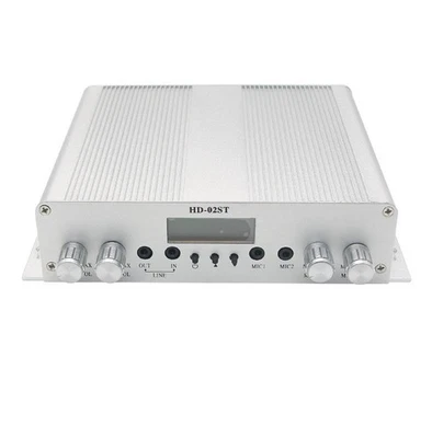 HD-02ST 25W Professional FM Transmitter Stereo PLL Broadcast Radio Station - Image 1 of 3