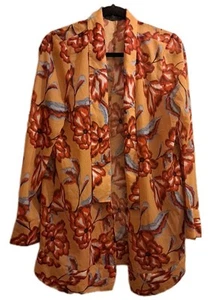 House of Harlow 1960 X Revolve Yulina Chaqueta de Cama Kimono Mujer M Rims Floral Top - Imagen 1 de 7
