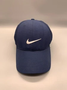 Nike Mütze Kappe Riemen hinten blau weiß Golf Golf Fitnessstudio Tennis Training Swoosh Herren - Bild 1 von 14