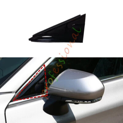 Cubierta de ventana triangular delantera izquierda ABS negra para Toyota Avalon 2019-2022 Foto 1 de 4
