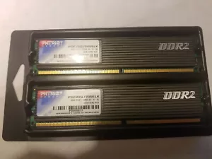 Patriot PDC22G7200ELK 2GB (2 x 1GB) PC2-7200 DDR2-900 SDRAM 240pin Memory Module - Picture 1 of 3
