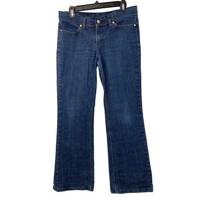 Tory Burch Womens Bootcut Jeans Size 28 Blue Classic GUC 7537 Stretch Mid Rise - Image 1 of 4